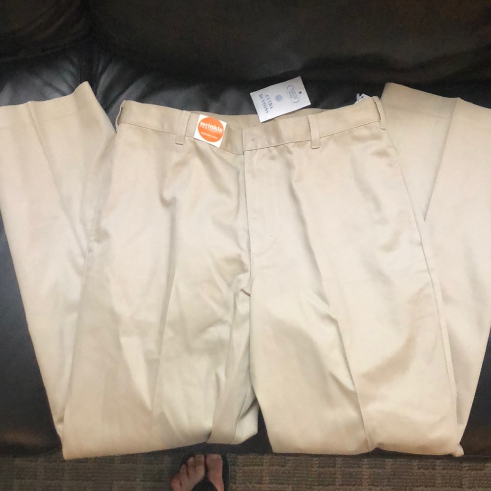 Talbots Khaki adjustable waist pants